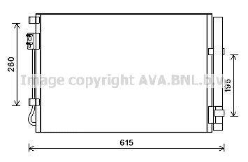 AVA QUALITY COOLING kondensatorius, oro kondicionierius HY5269D